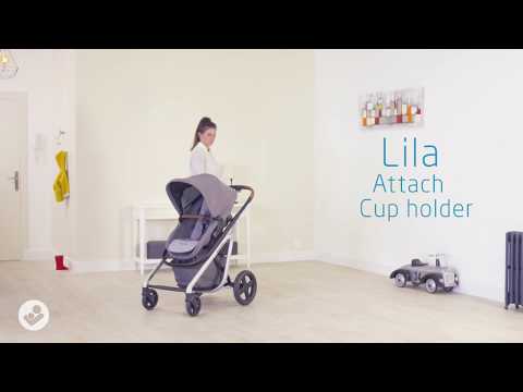 Maxi-Cosi l Lila pushchair l How to attach the cup holder