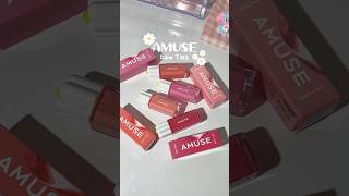 Amuse Dew tints 🌸🫶🏼💕✨ #lippies #amuse #liptints #kbeauty #makeup #fyp