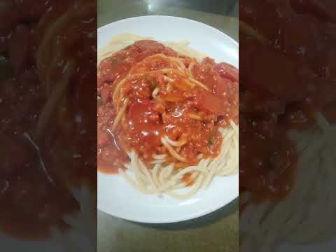 Sweet style spaghetti #foodie #subscribe #youtubeshort #everyone #spaghetti #highlights