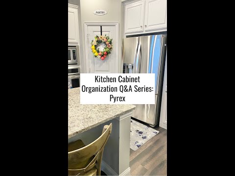 Kitchen Cabinet Organization Q&A Series: Tupperware/Pyrex/Food Storage