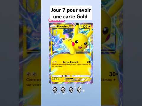 Jour 7 pour avoir une carte Gold (pokémon TCGP) #pokemon #foryou #luck