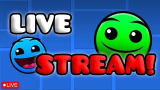 🔴LIVE - 100 Levels of Difficulty Speedrun in Geometry Dash!