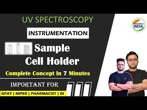 Sample Holder | UV Spectroscopy | Instrumentation | Pharmaceutical Analysis #spectroscopy