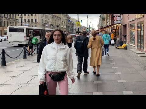 Russian , Walking Saint Petersburg  2022 | 4K 60fps | Россия , Санкт-Петербург 🇷🇺