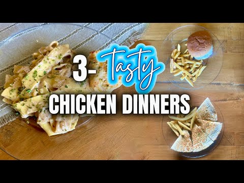 3 Tasty Chicken Dinners | Easy Chicken Recipes for the Family | What's for Dinner | MEL COOP