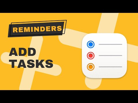 Adding Tasks to Apple Reminders