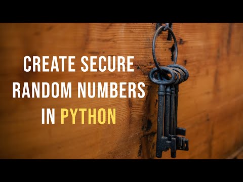 Secure Random Numbers - Python Cryptography for Beginners