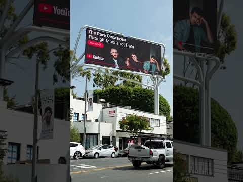 our first ever billboard!! 😦thanks so much @YouTubeMusic! #shorts #youtubemusic #indie #rock #LA