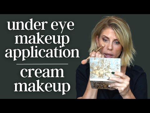 Under Eye Makeup Application | Using Cream Makeup