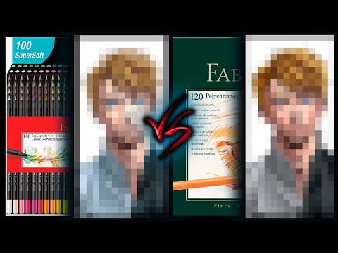 QUAL VALE A PENA? Faber-Castell SuperSoft 100 CORES vs Faber-Castell Polychromos 120 CORES