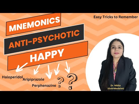 Mnemonic of the day, Antipsychotic Drugs | Mnemonics for Antipsychotic drugs, Tricks by Dr. Nikita