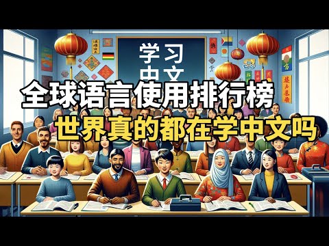 世界真的都在学习中文吗？世界各大语言使用人数排行 | 英语 | 国际语言 | 学习英语 | 第二语言