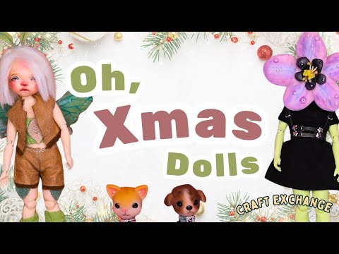 Handmade with Love: OOAK BJD Gifts for Doll Collectors | Christmas Craft Exchange!