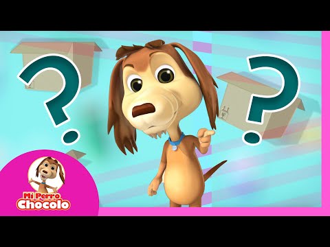 📦 JUGUEMOS A ADIVINAR OBJETOS DE RECICLAJE | MI PERRO CHOCOLO 🐾 | CANCIONES INFANTILES