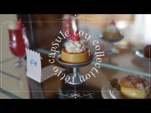 【salut!】コレクションキャビネット｜ガチャガチャ｜喫茶コレクション☕️ 🍮🧸