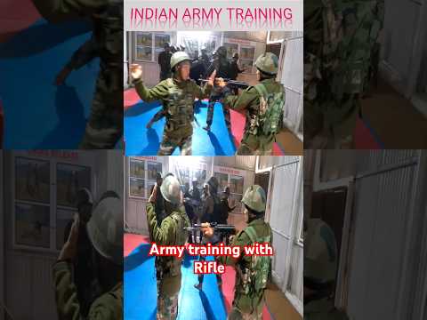 Indian Army Training With Rifle | Rifle training | commando training #army #Rifle #indianarmy#attack