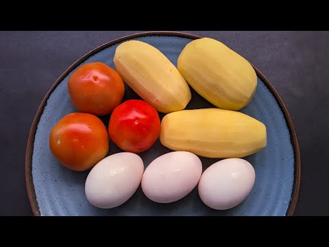 Just Add Eggs With Potatoes Its So Delicious/ Simple Breakfast Recipe/ Healthy Cheap & Tasty Snacks