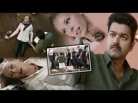 Vijay Saves A Lady In Airport Scene || Adirindhi Movie Scenes || Movie Express