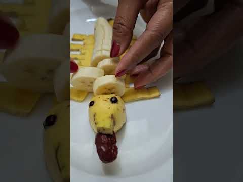 Banana fruit art #shortvideo #howto #viral