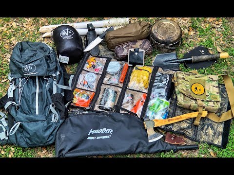 My Wilderness Survival Kit & Camping Gear - 5 Days Alone at Bugout Camp