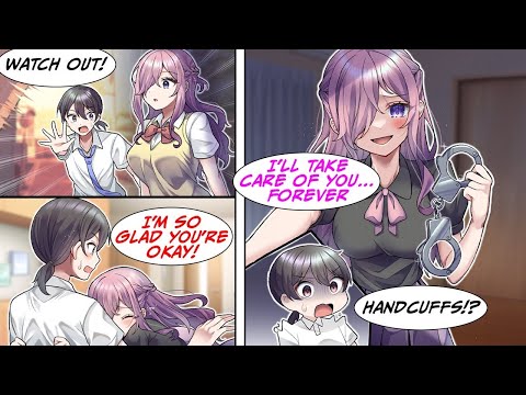 [Manga Dub] My step sister hates me... After saving her, she tries to handcuff me...!? [RomCom]