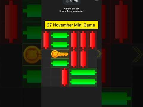 27 November Hamster Kombat Daily Mini Game Puzzle Solved #minigame #hamstercombat