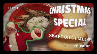 CHRISTMAS Special!! - Seafood Gumbo in a SANTA Costume