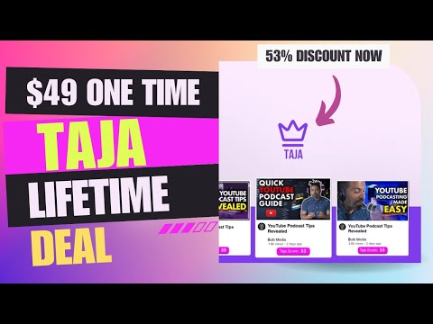 ✅🔶✅Taja Lifetime Deal | Boost Your YouTube Channel with AI | $49 Lifetime Deal | 53% Now