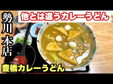 Unusual curry udon, Toyohashi curry udon