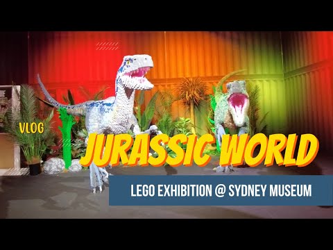 VLOG from LEGO Jurassic World Exhibit SYDNEY