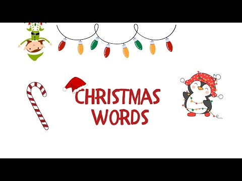 Christmas Words (Toddler Fun!) #christmasforkids #kidschristmas