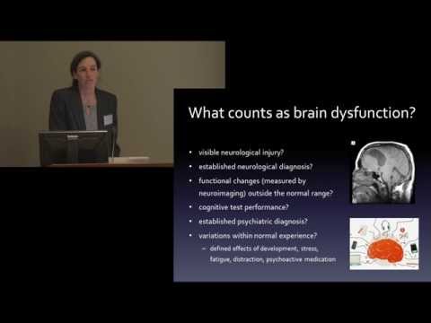 Lesley Fellows presents Brain Dysfunction & Control. Vanderbilt Judicial Colloquium, Feb. 2014