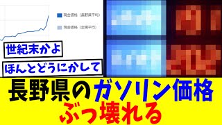 長野県のガソリン価格、ぶっ壊れる