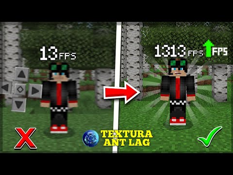 ATUALIZOU!! MELHOR TEXTURA ANT LAG PARA MINECRAFT PE 1.19 - ( OPTIFINE MCPE1.19 )