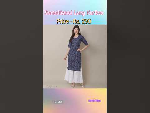 Latest Sensational Long Kurties|| Best Kurties|| Latest New Kurti Designs|| #kurti #short #shorts