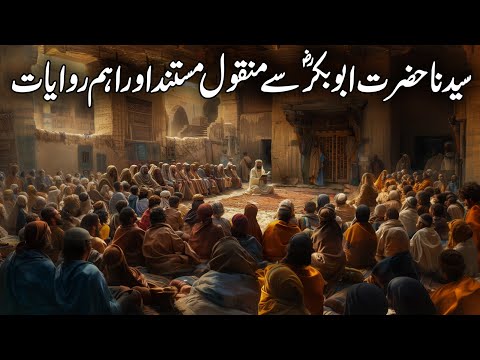 Syedna Hazrat Abu Bakar Siddique Se Manqool Ahadees | Life of Abu Bakr | The Sahabah | IslamicStudio