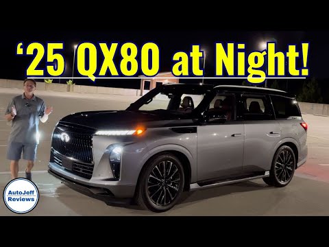 You Won't BELIEVE 2025 Infiniti QX80's Wild Lighting at Night!