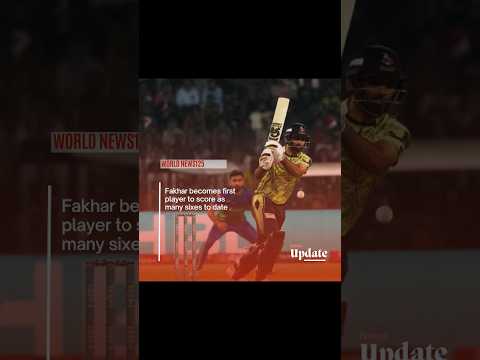 PSL 2023: Fakhar Zaman smashes 100th PSL maximum#shorts #psl8 #viralvideo