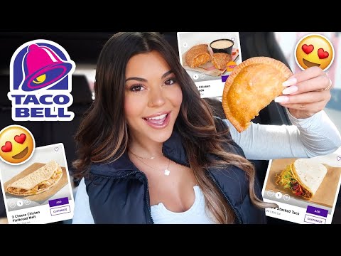 🌮 New Taco Bell Chicken Empanada + More! Taste Testing New Exciting Menu Items! 😋