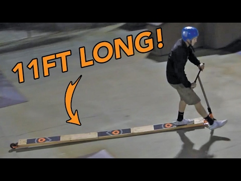 WORLDS LONGEST SCOOTER DECK!?