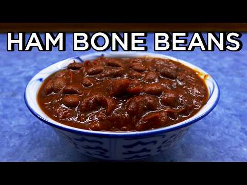 The BEST Way To Use Leftover Ham Bones! - Ham Bone Beans