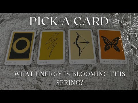 PICK A CARD: Spring Bloom #pickacard #spirituality #transformation