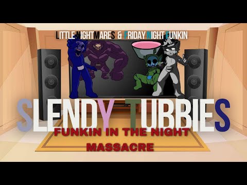 LN & FNF React | FNF Slendytubbies | Funkin In The Night Massacre | FNF Mod