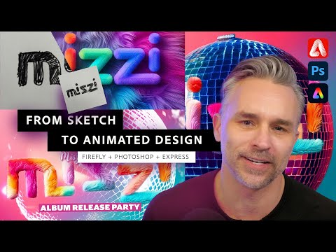 From Sketch to Animated Design with Firefly, Photoshop Web, and Adobe Express