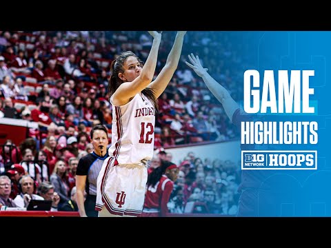 Wisconsin at Indiana | HIGHLIGHTS | Big Ten Women's Basketball | 12/28/2024