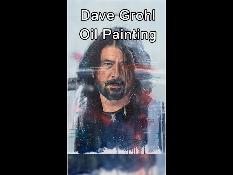 Dave Grohl INSANELY Realistic Oil Painting