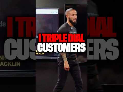 I Triple Dial Customers No Matter What #sales #entrepreneur #mindset #success #wow #crazy #shorts