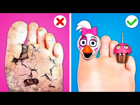 How to Become Chica Extreme FNaF - Makeover! Easy Beauty Hacks and Funny Moments by Gotcha!