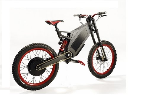 Stealth Bomber Electric Bike and Adaptto - 120km/h