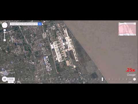 Shanghai Pudong International Airport - 32 Year Time Lapse